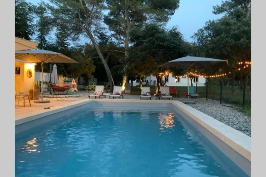 마잔 Gite Dans Les Pins Avec Piscine 빌라 외부 사진